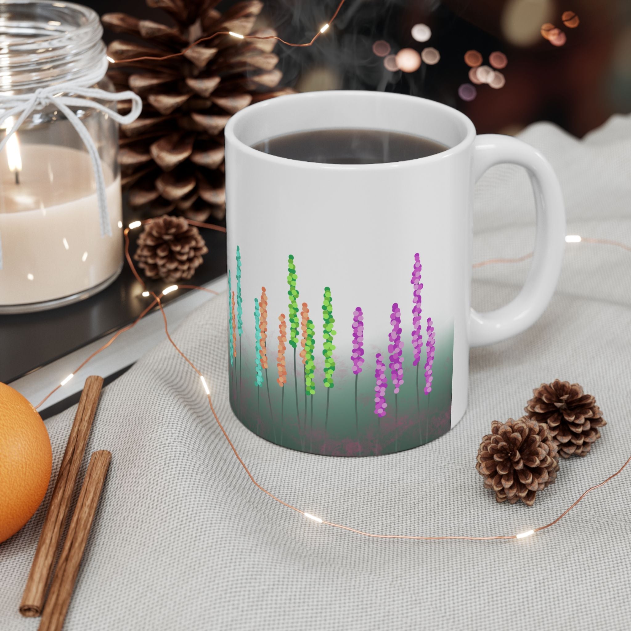 Lavender Flower Mug