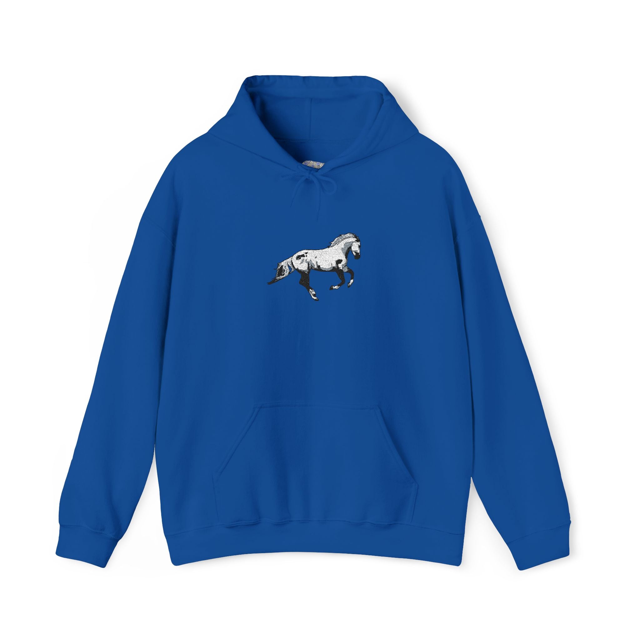Embroidered Horse Hoodie