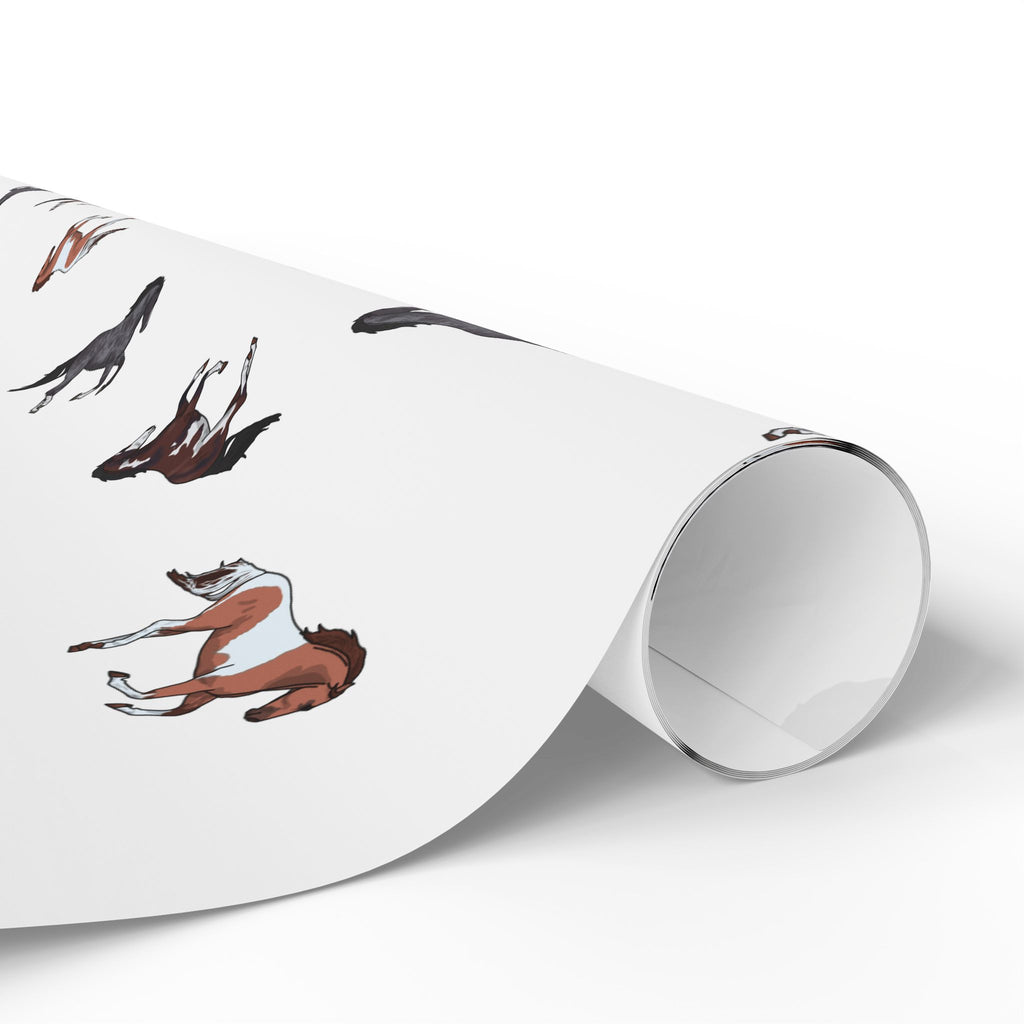 Horse Pattern Wrapping Paper - Perfect for Horse Lovers