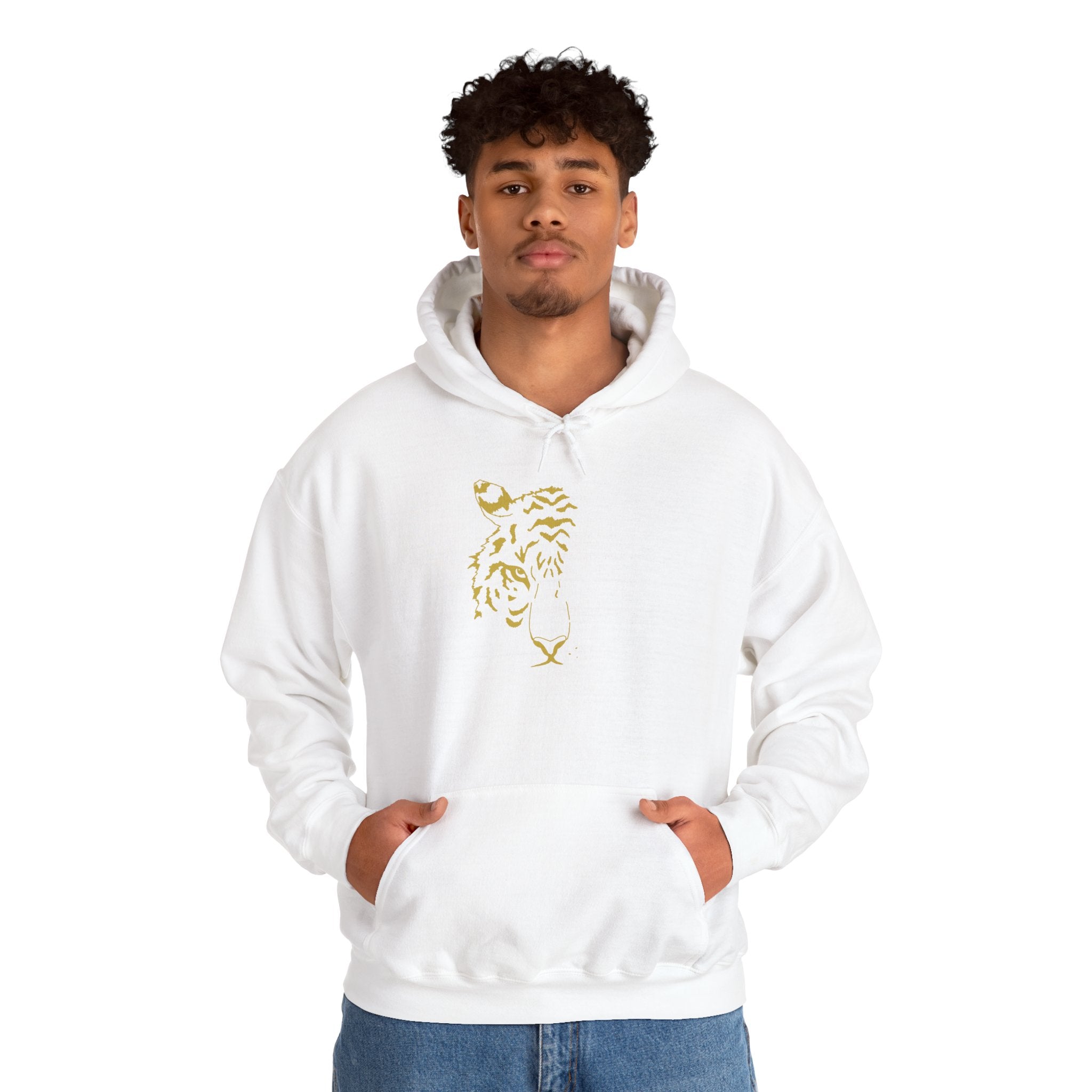 Gold-Finish Tiger Hoodie