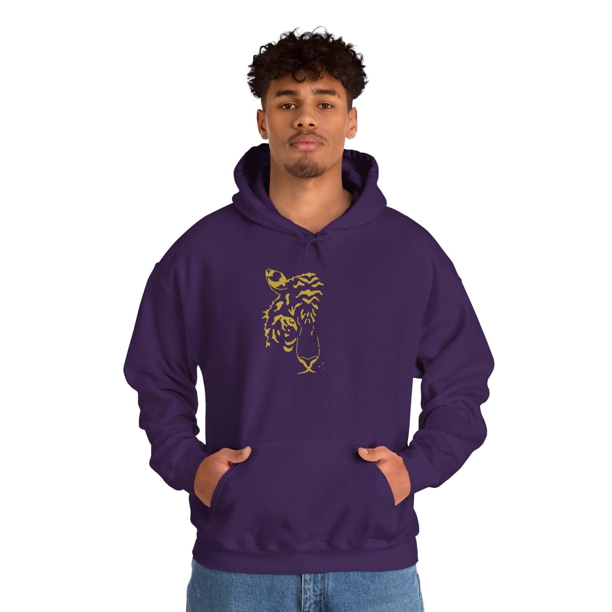 Gold-Finish Tiger Hoodie