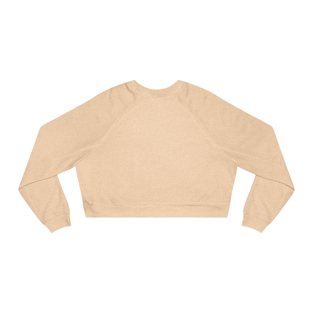 Floral Fleece Crop Pullover