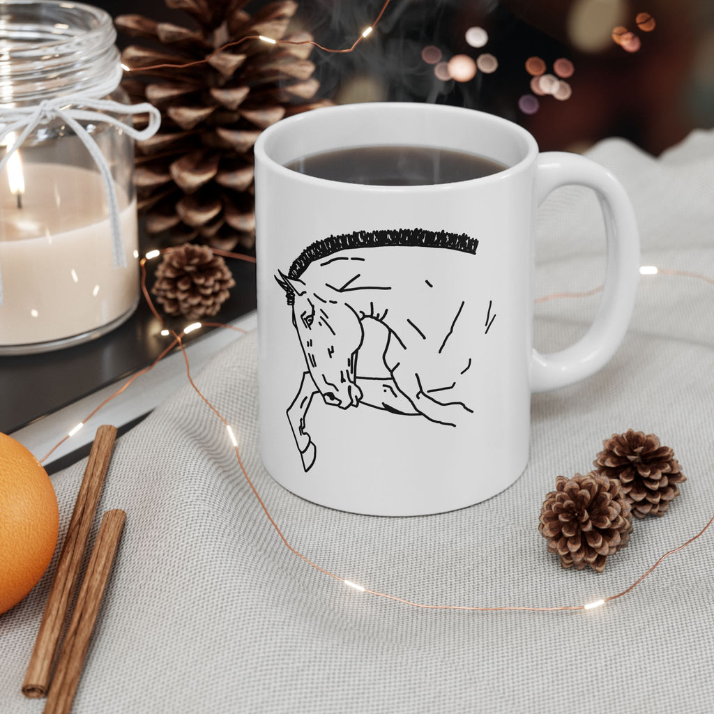 Charming Horse Ceramic Mug