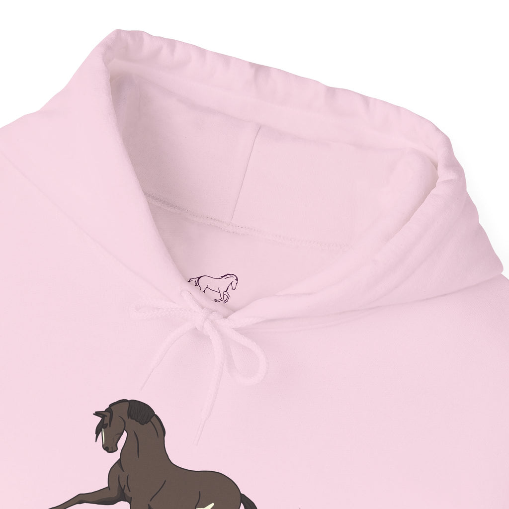 Elegant Brown Trotting Horse Sweatshirt