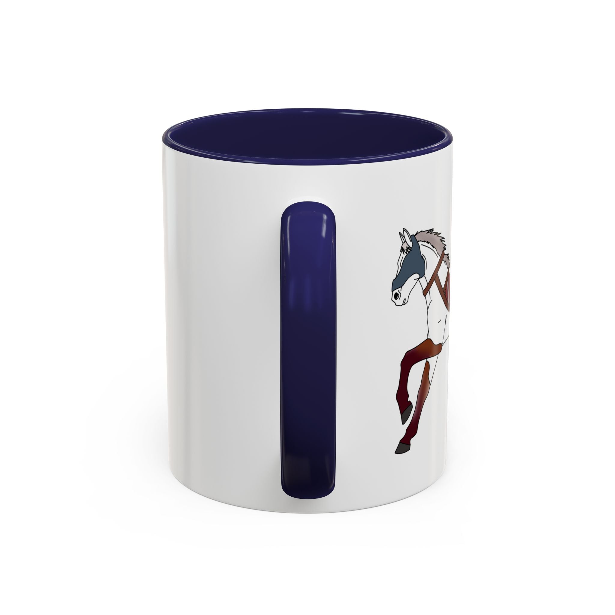 USA Horse Rustic Accent Coffee Mug