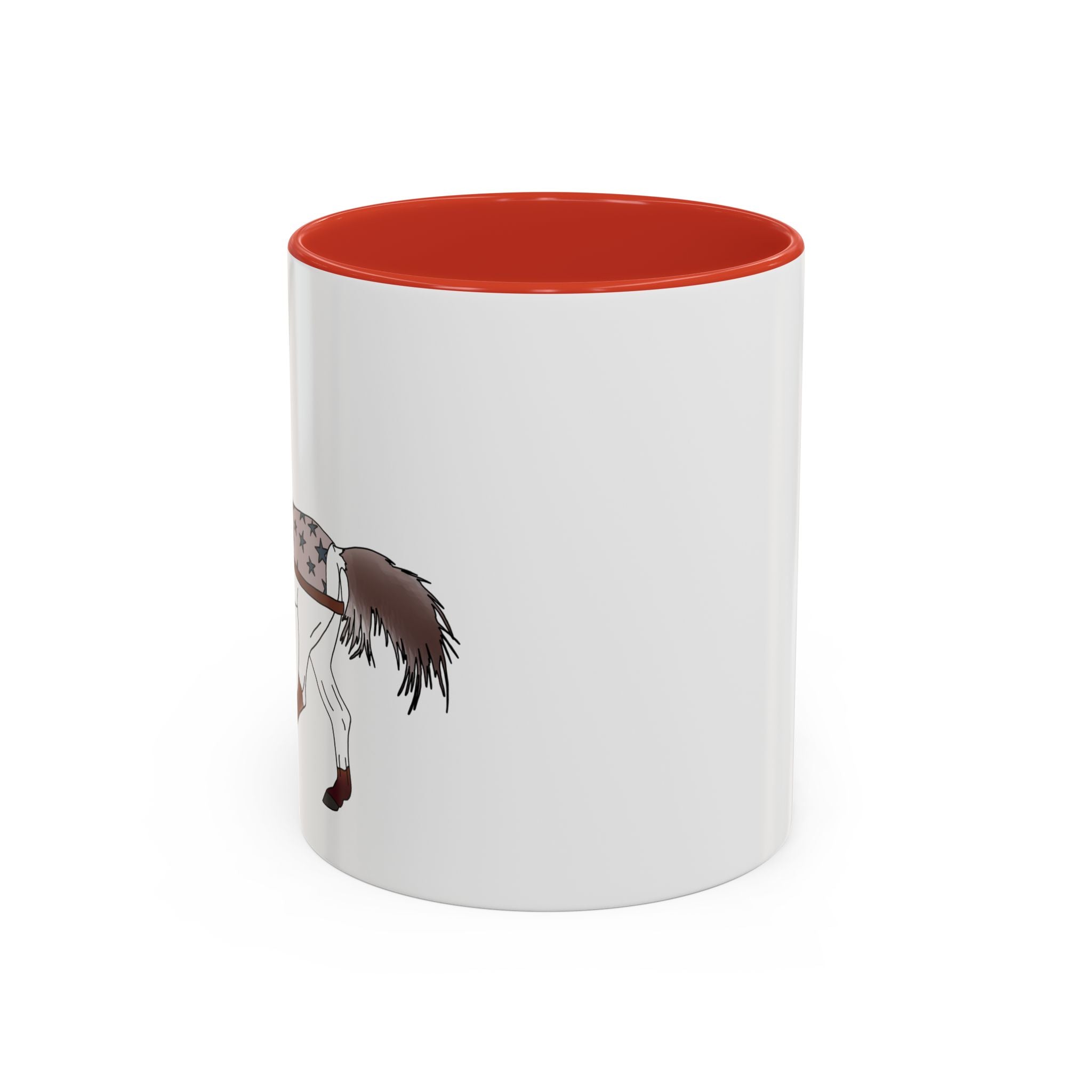 USA Horse Rustic Accent Coffee Mug