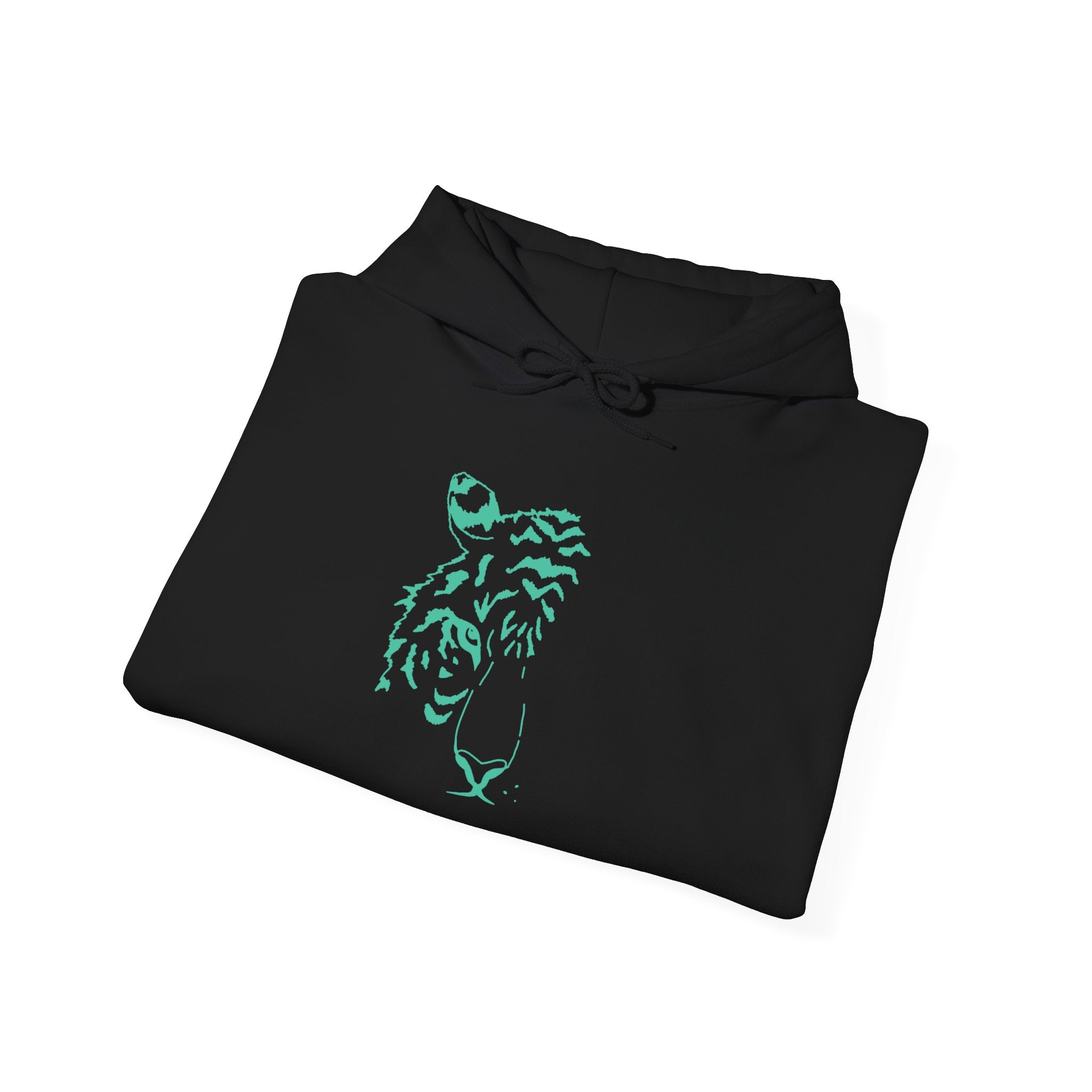 Cyan Tiger Hoodie