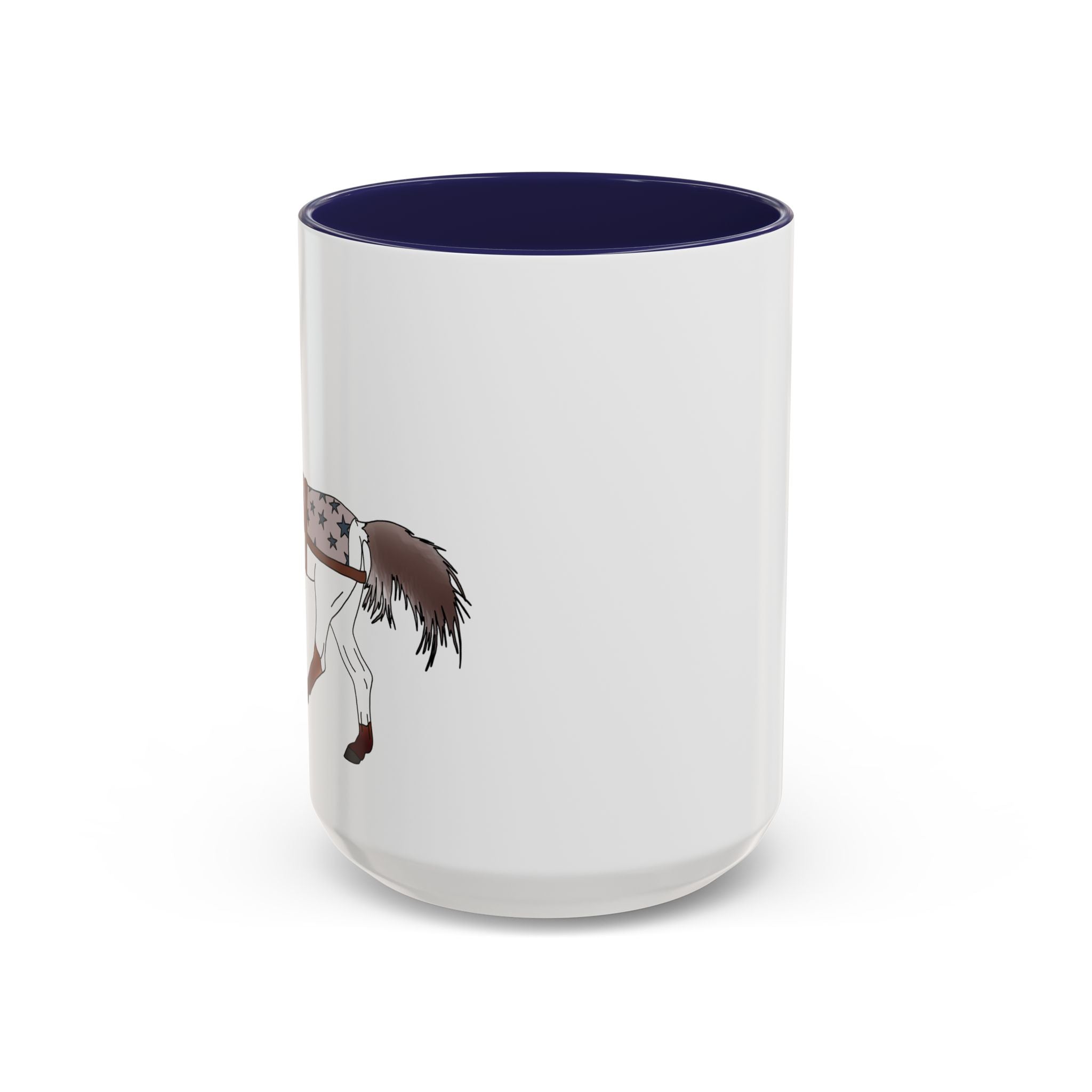 USA Horse Rustic Accent Coffee Mug