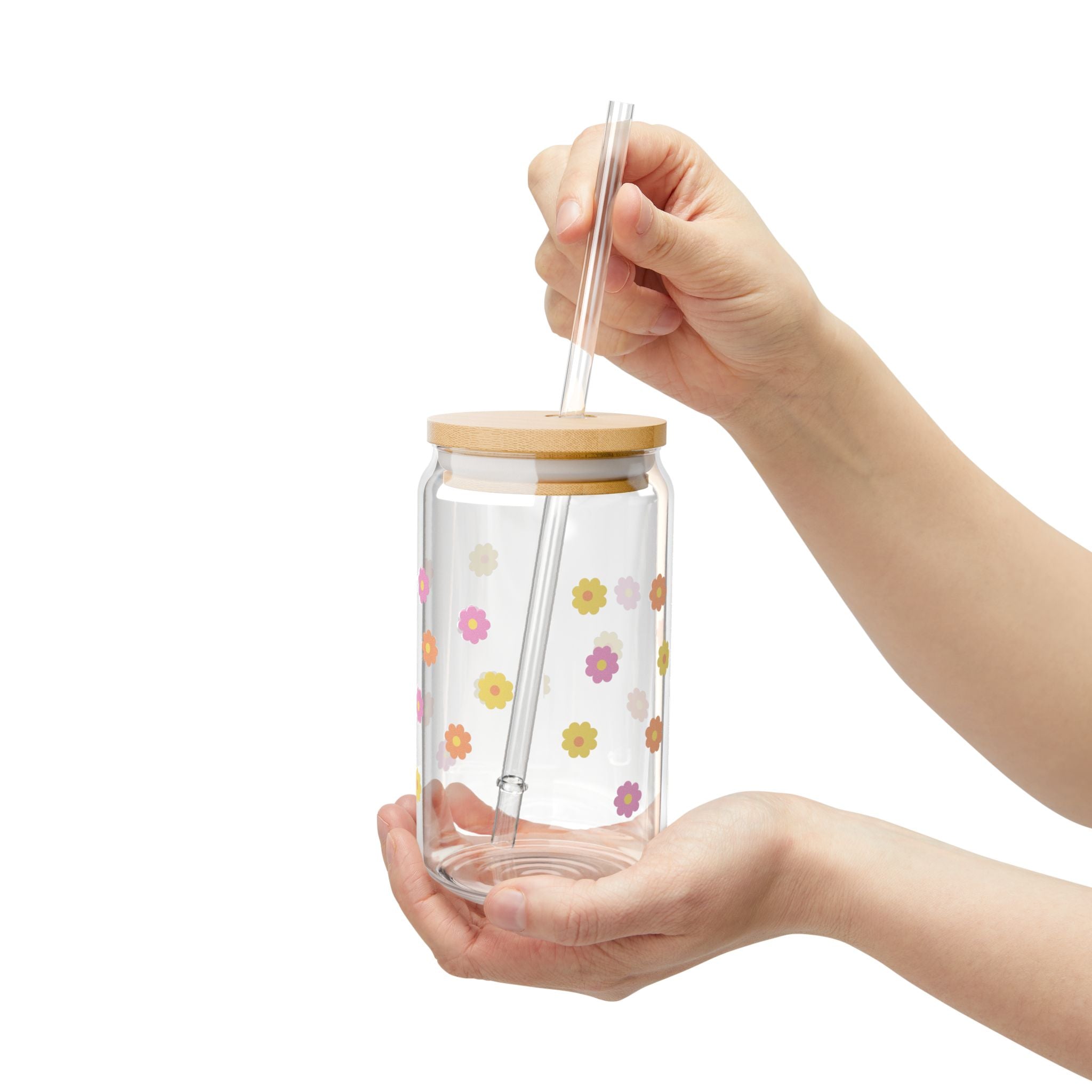 Flower Sipper Glass
