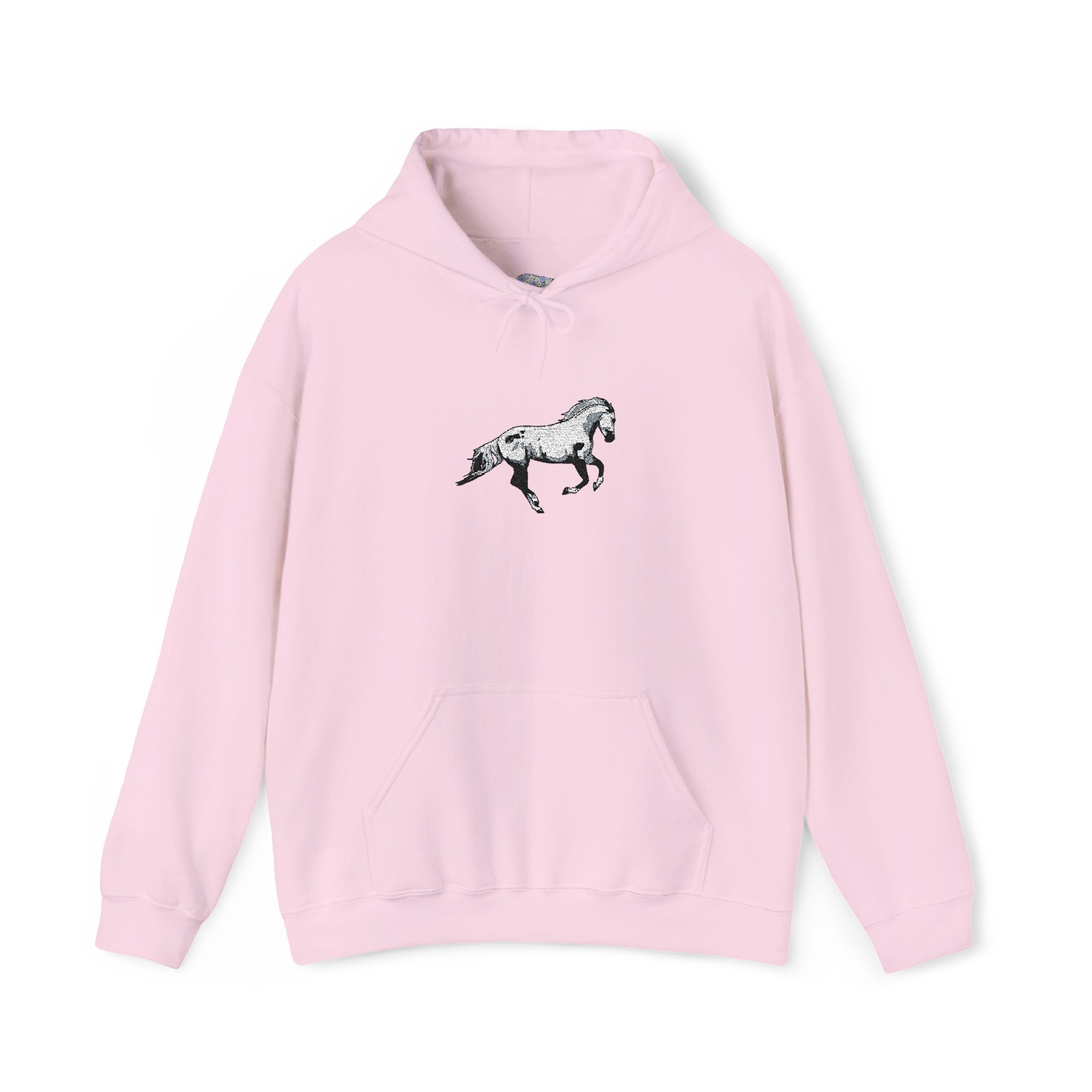 Embroidered Horse Hoodie