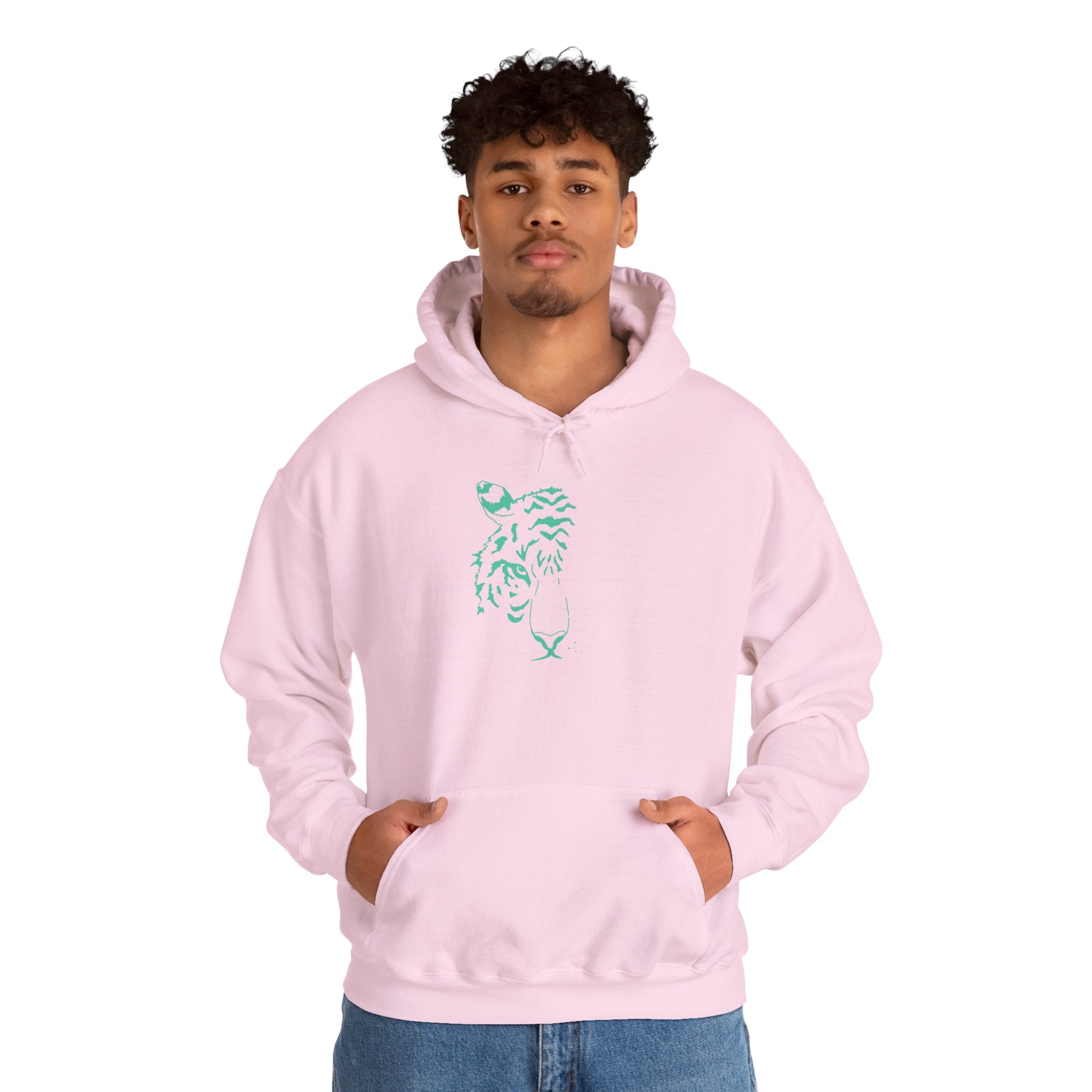 Cyan Tiger Hoodie