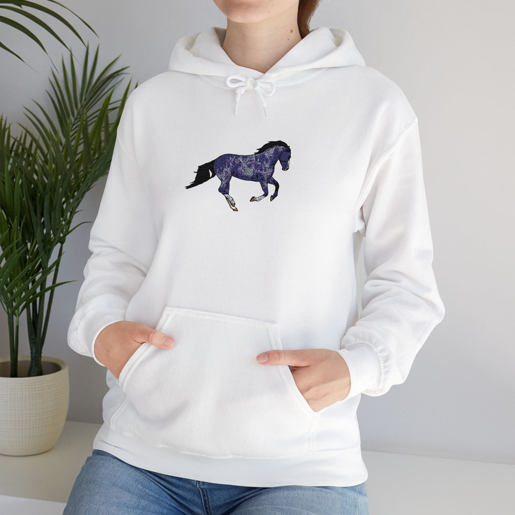 Horse Dapple Grey Hooded Sweatshirt