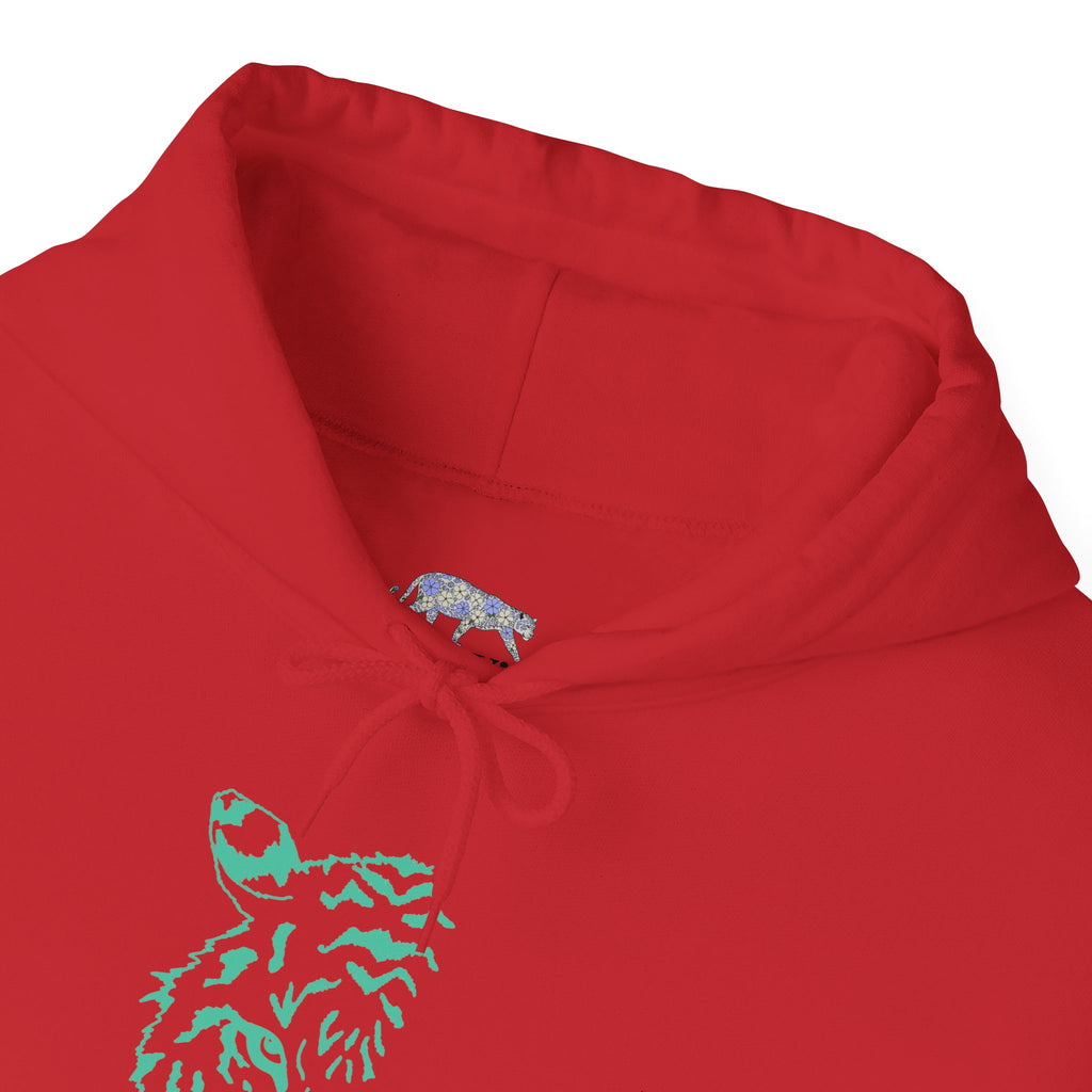 Cyan Tiger Hoodie