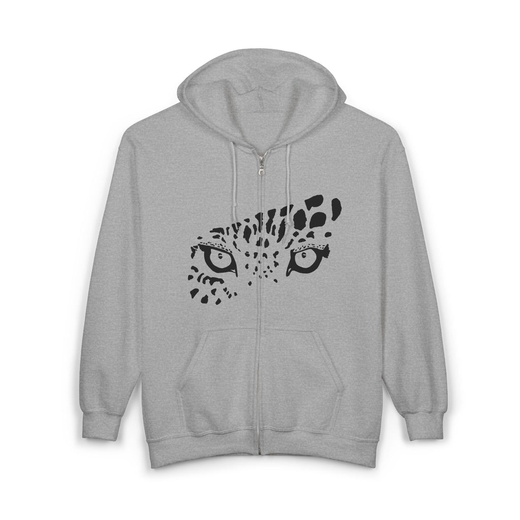 Leopard Eyes Zip Hoodie