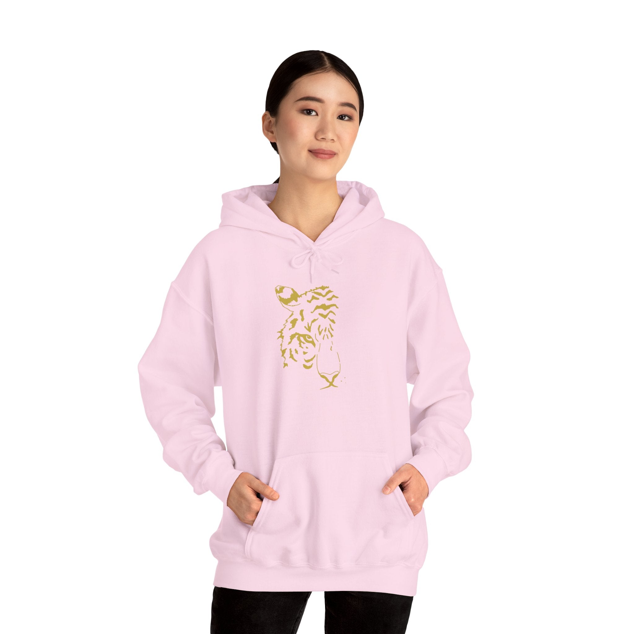 Gold-Finish Tiger Hoodie