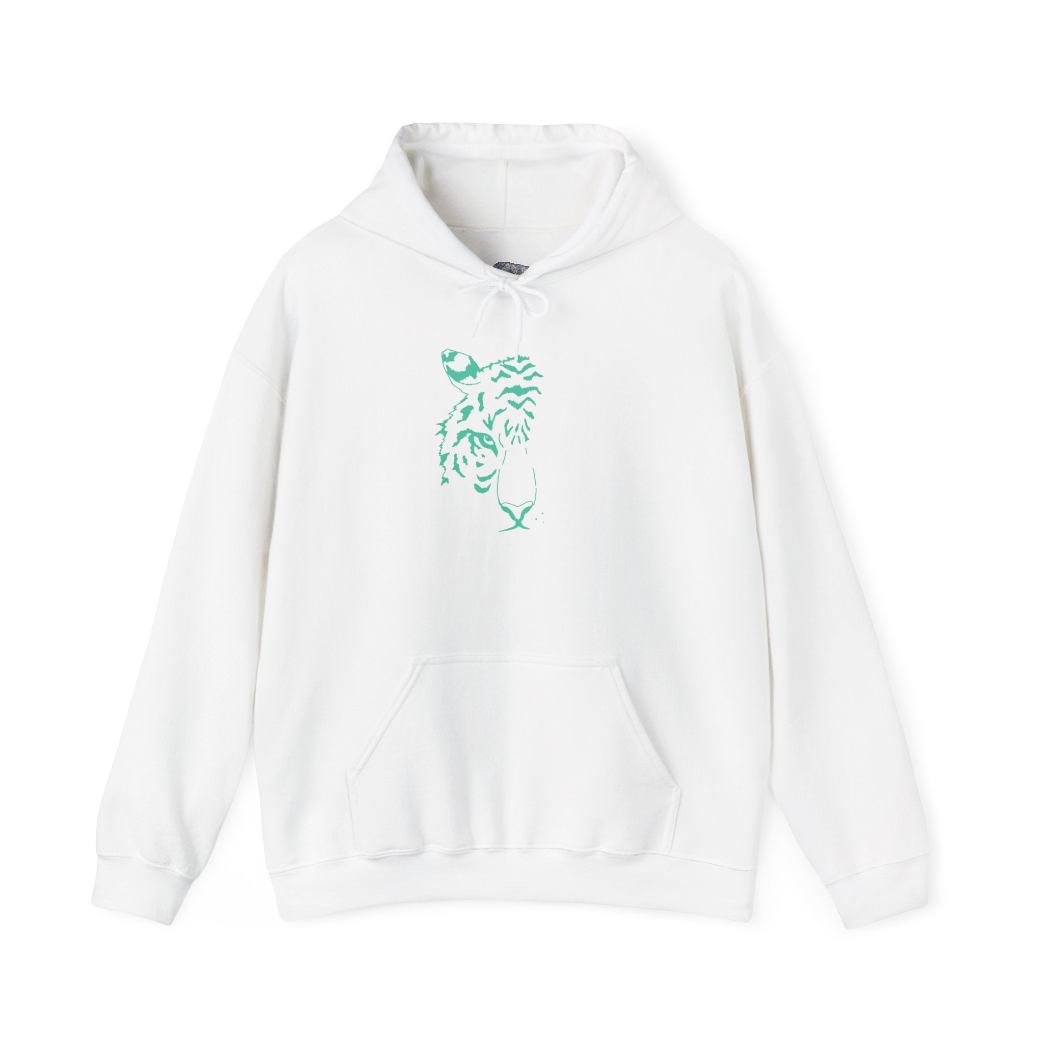 Cyan Tiger Hoodie