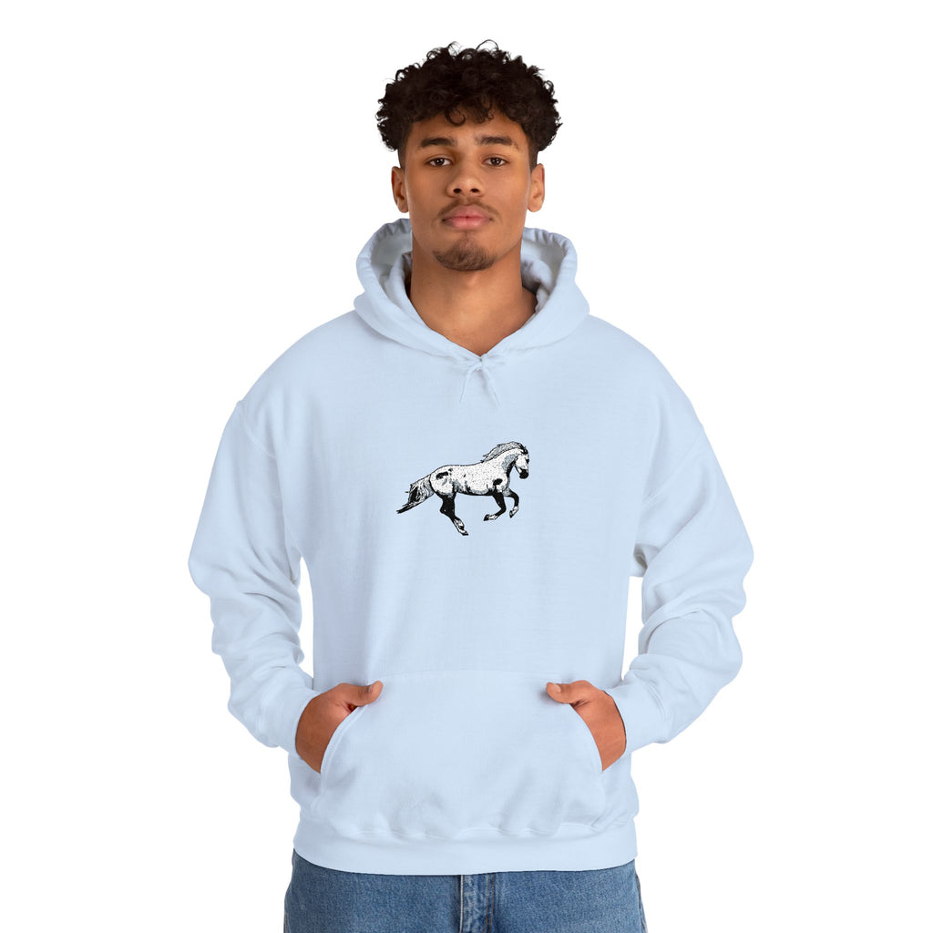 Embroidered Horse Hoodie