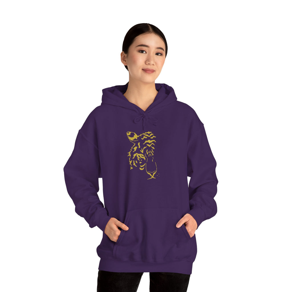 Gold-Finish Tiger Hoodie