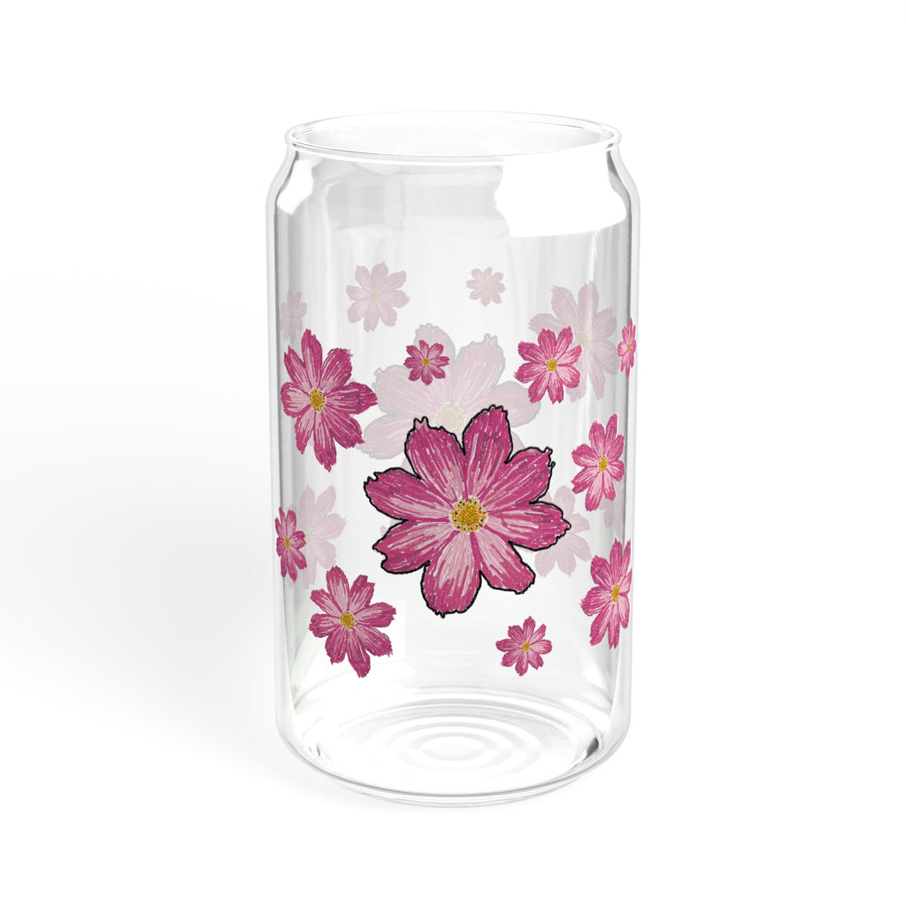 Floral Sipper Glass