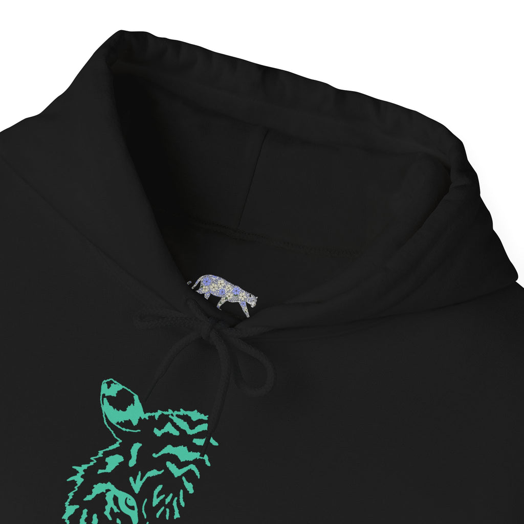 Cyan Tiger Hoodie