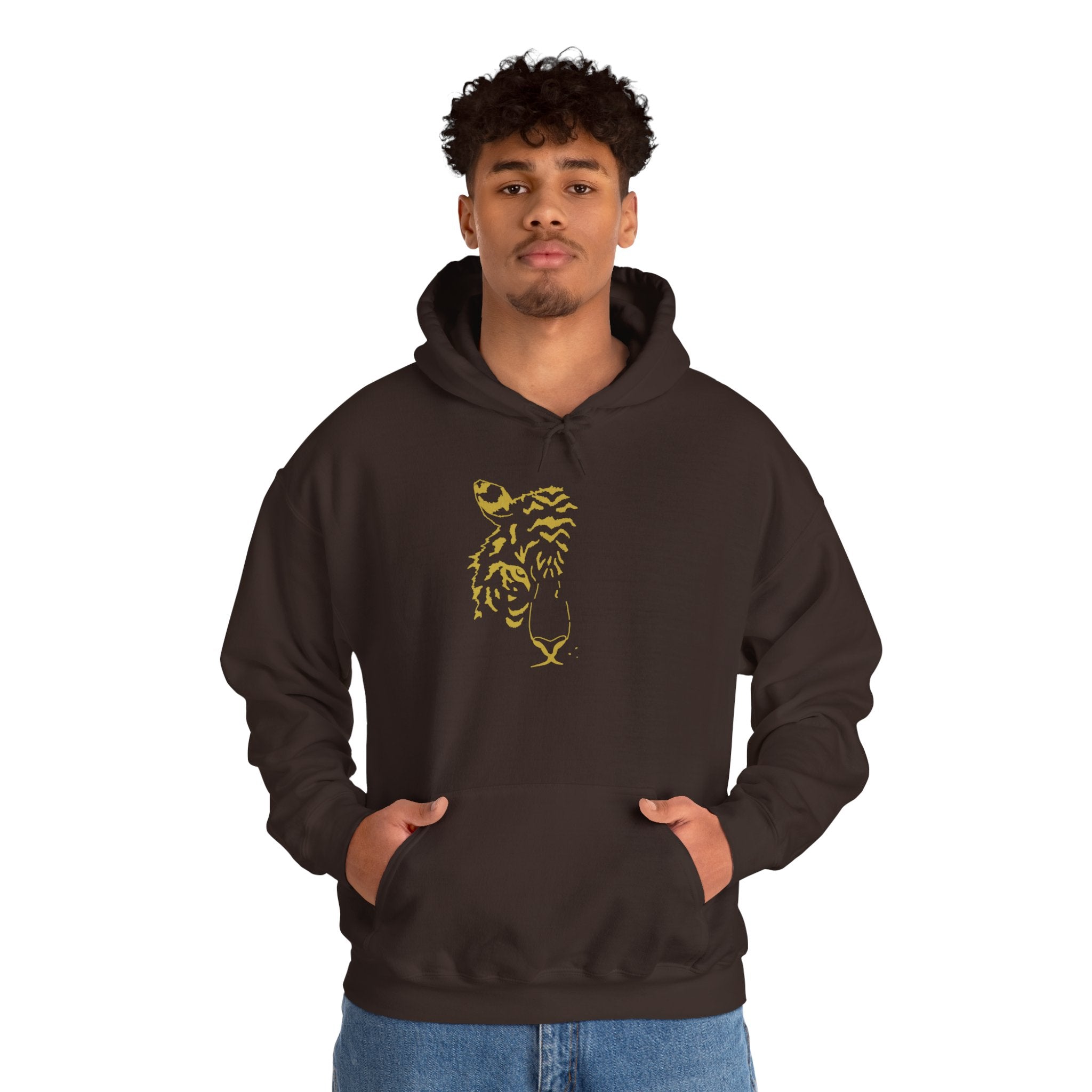 Gold-Finish Tiger Hoodie