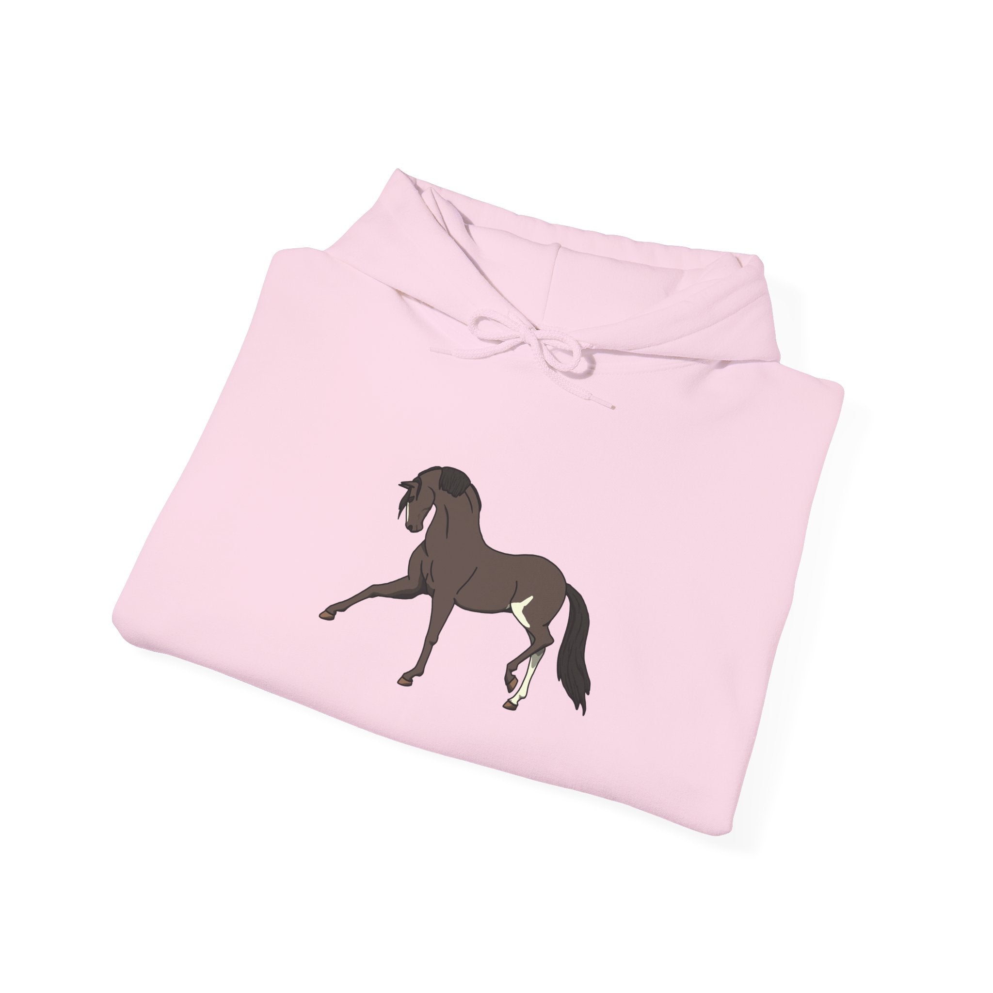 Elegant Brown Trotting Horse Sweatshirt