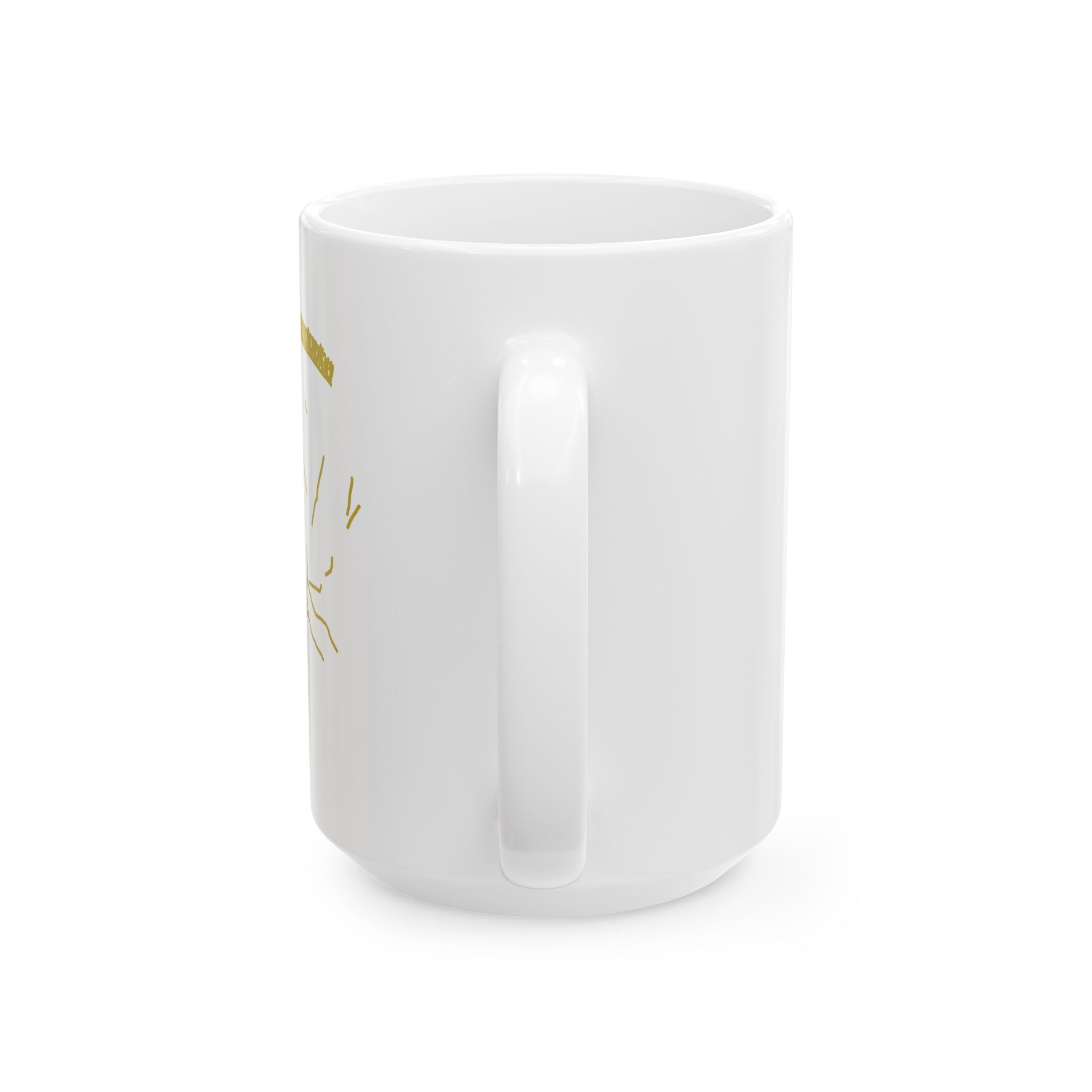 Golden Horse Ceramic Mug