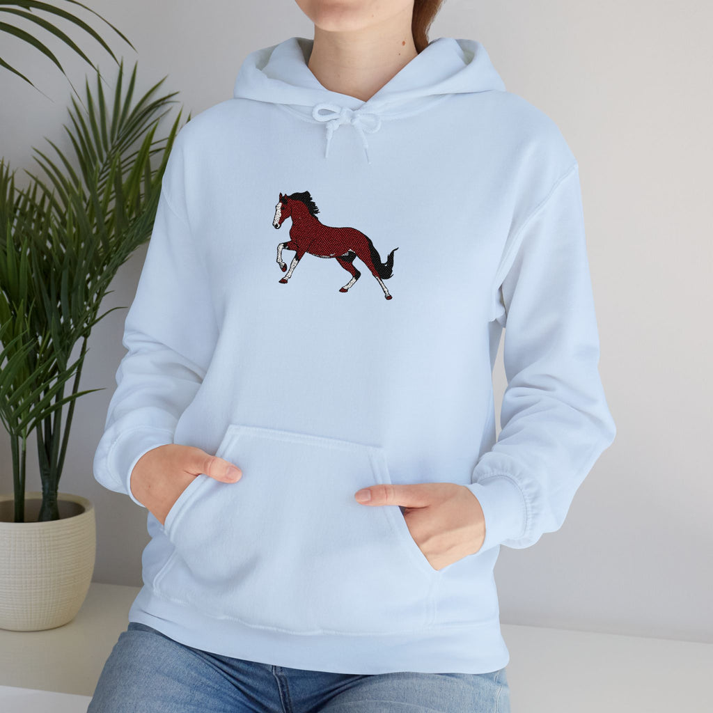 Red Running Horse Sweatshirt