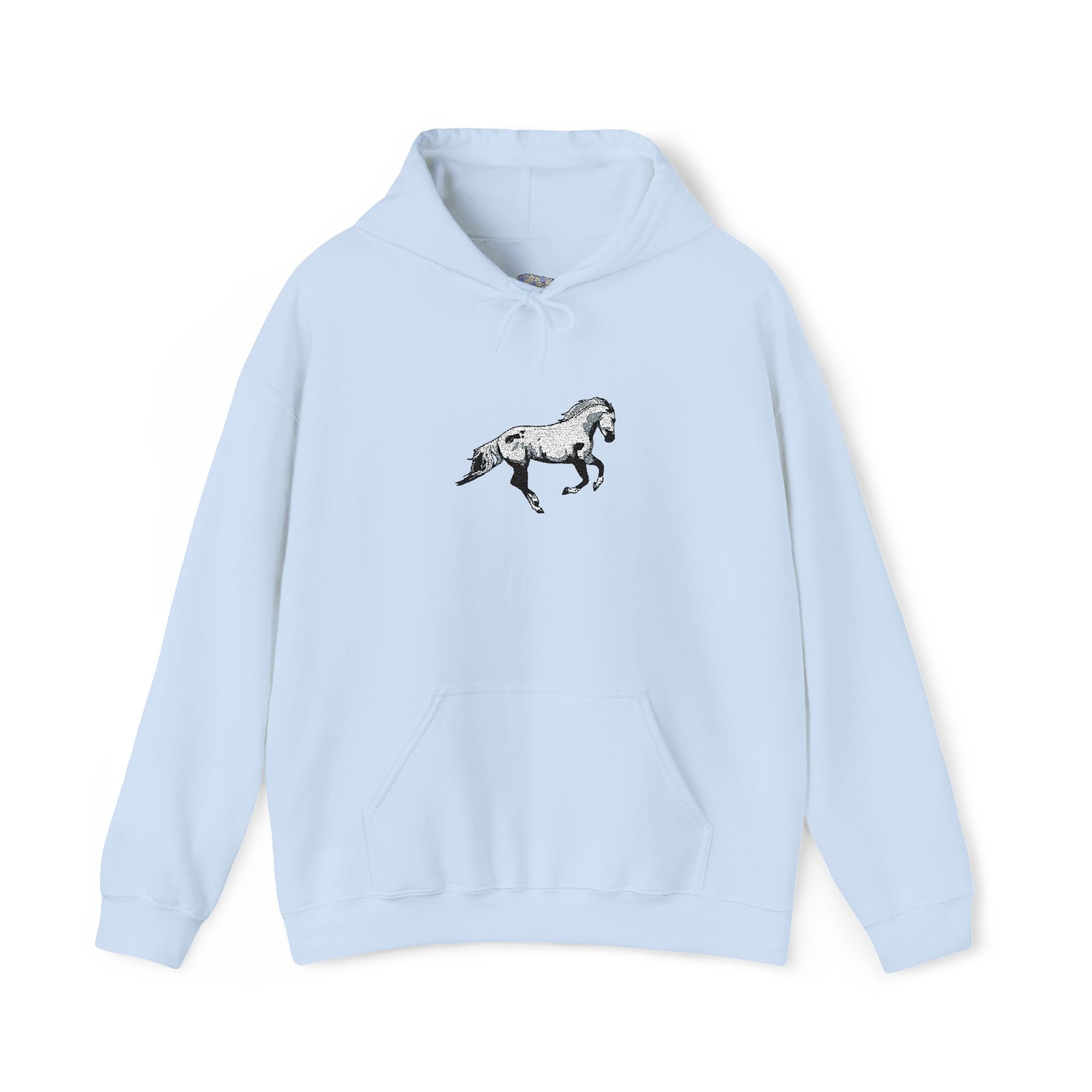 Embroidered Horse Hoodie