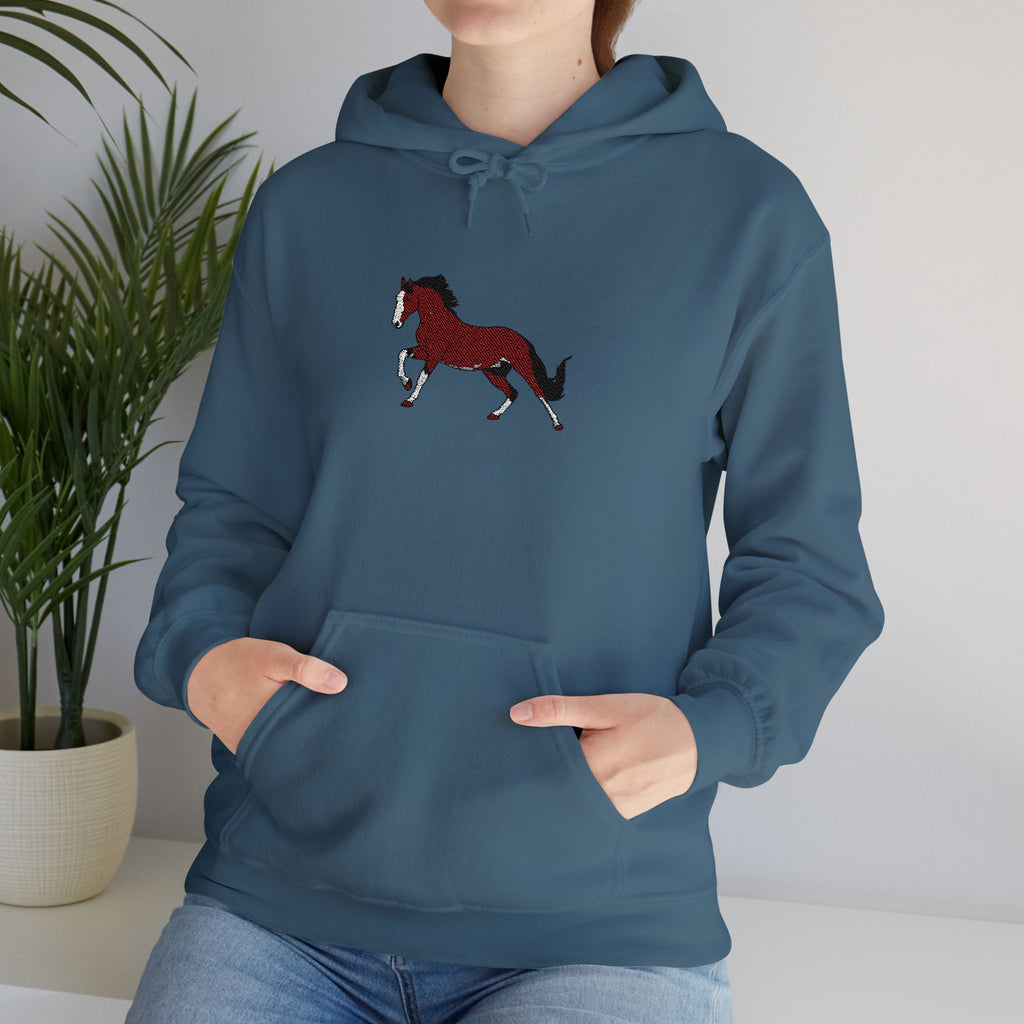 Red Running Horse Sweatshirt