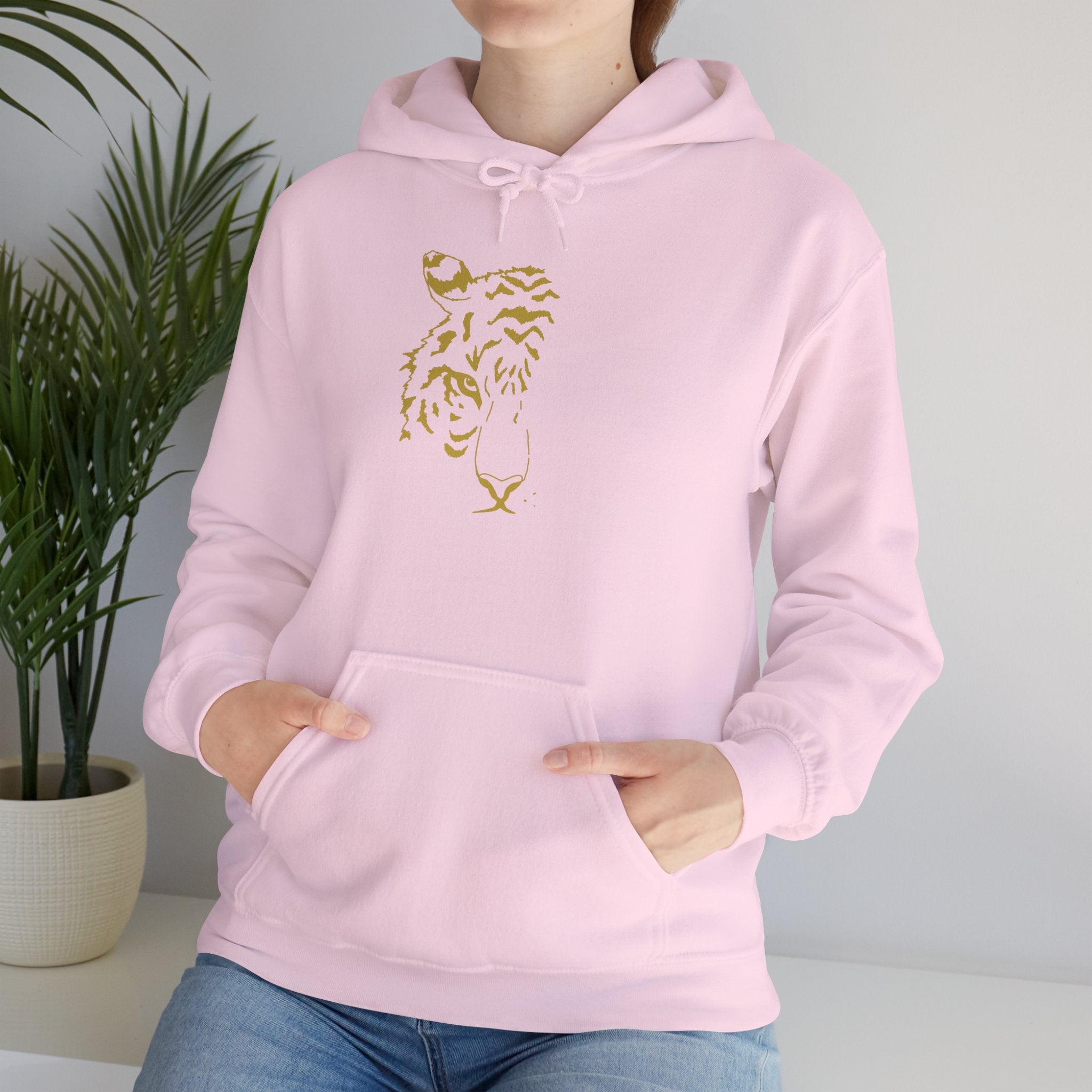 Gold-Finish Tiger Hoodie