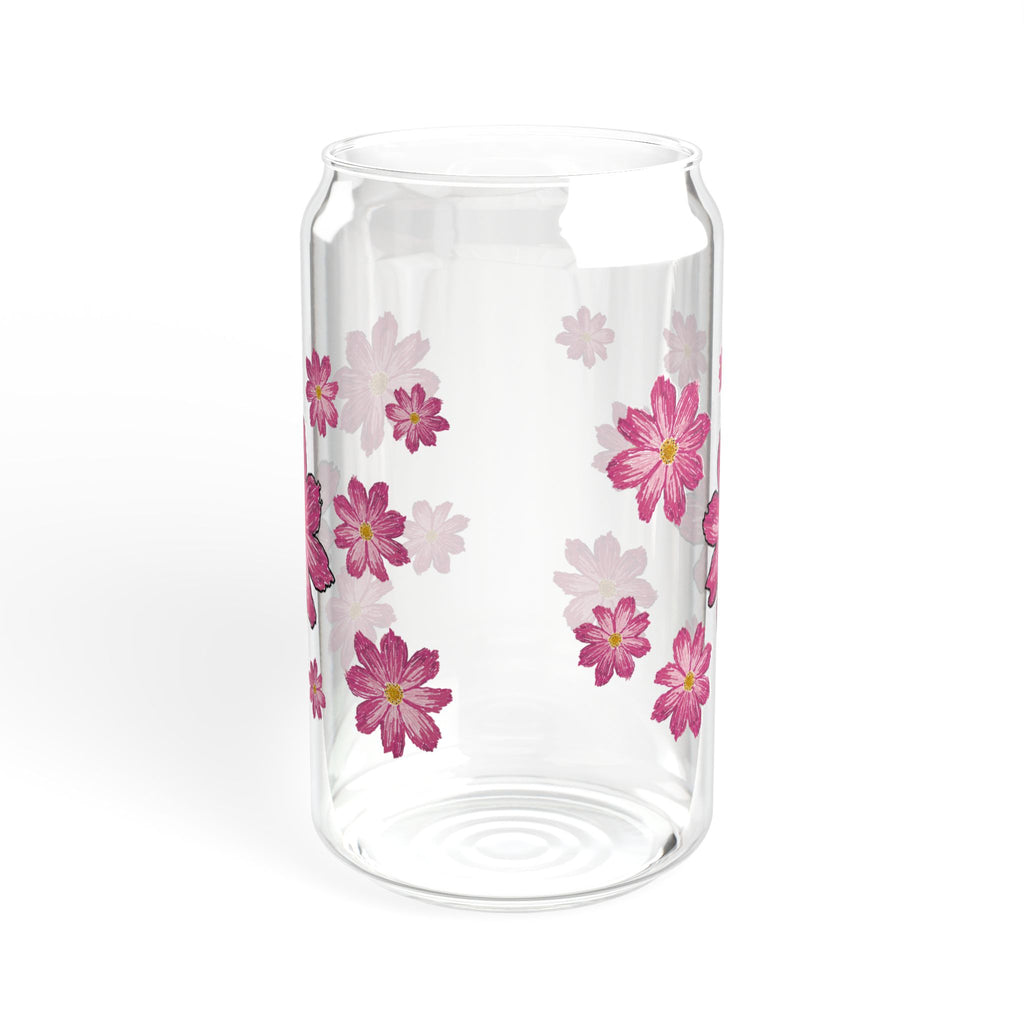 Floral Sipper Glass
