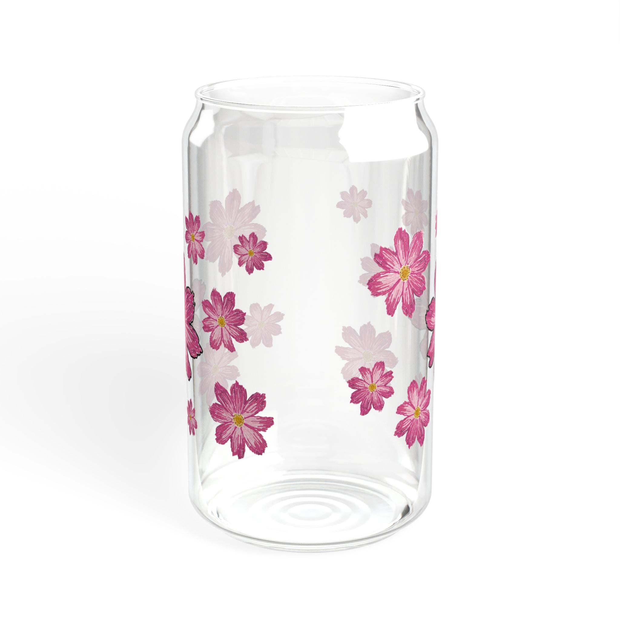 Floral Sipper Glass