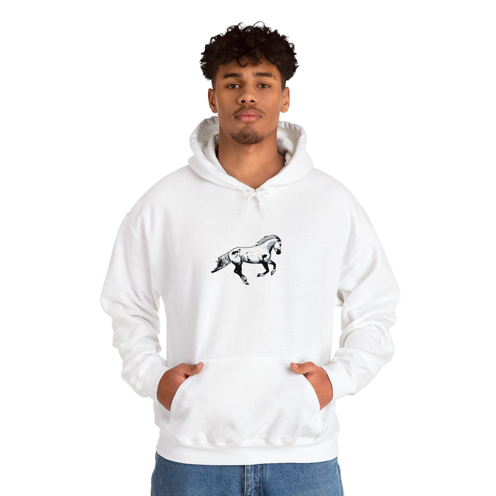 Embroidered Horse Hoodie