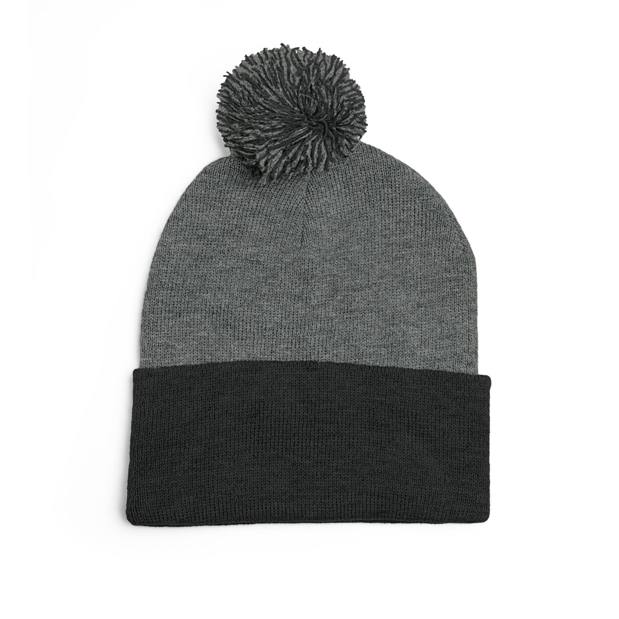 Casey's Embroidered Pom-Pom Winter Hat